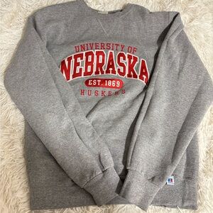 Champion Gray University of Nebraska Sweater